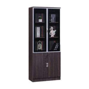 Coffee Color 2-Door Office File Cabinet