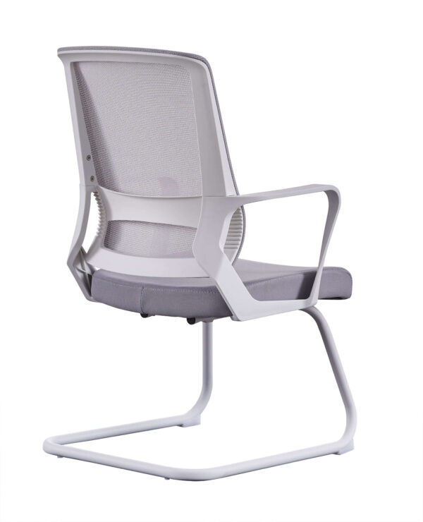 Ergonomic Mesh Guest Office Chair with Steel Base