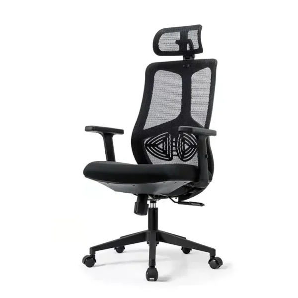 Comfortable Swivel Study Chair with Adjustable Backrest
