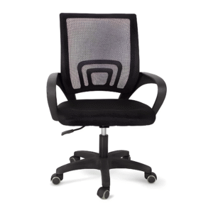 Ergonomic Mid-Back Office Chair with Cushion and Lumbar Support