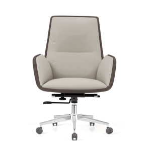 Modern Medium-Back Luxury Leather Manager Chair