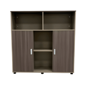Stylish Wood Finish Multi-Purpose Storage Cabinet