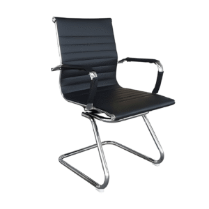 EG Durable Base Black Guest Armchair