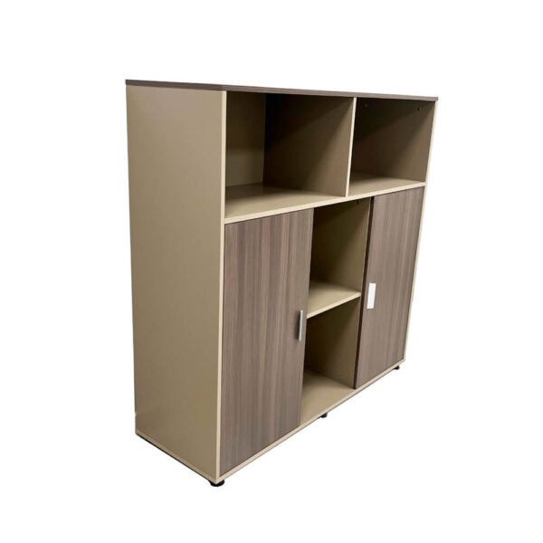 Stylish Wood Finish Multi-Purpose Storage Cabinet