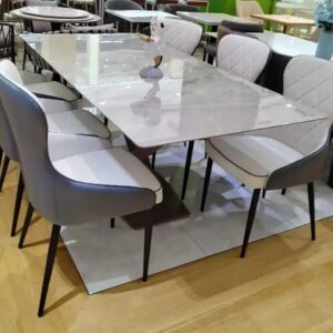 6-Seater Dining Table Set 180 x 90 cm