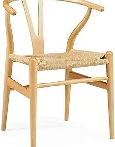 Solid Wood Armchair for Dining, Living Room, or Patio