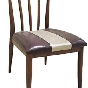 Solid Wood and Leather Dining Chair
