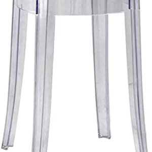 Transparent Acrylic Bar Stool with 46cm Height