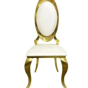 Gold Stainless Steel Dining Chair for Events