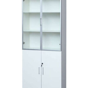 White 2-Door File Cabinet for Office