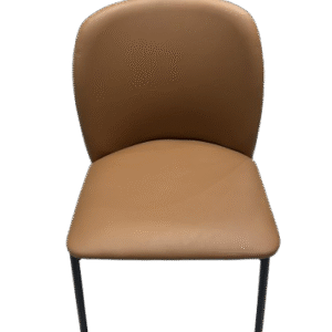 The Caramel Brown Minimalist Dining Chair