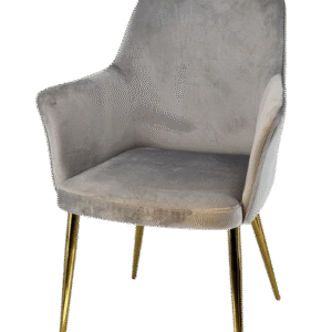 The Aura Velvet Arm Dining Chair