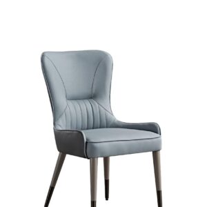 The Azure Grey Pleated Dining Chair