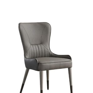 The Moonstone Grey Pleated Dining Chair