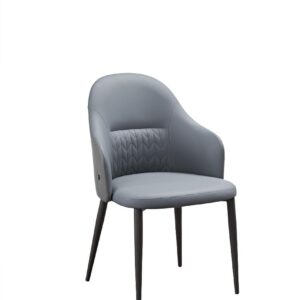 The Mist Blue Quilted Armchair
