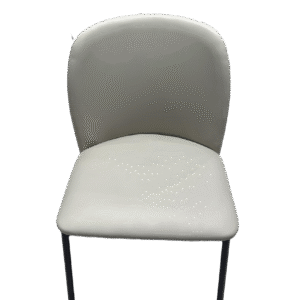 The Soft Ivory Minimalist Dining Chair