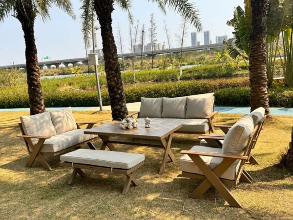 Aspen Acacia Wood Outdoor Sofa Set