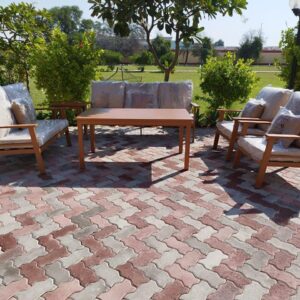 Terra Wood-Effect Outdoor Lounge Set