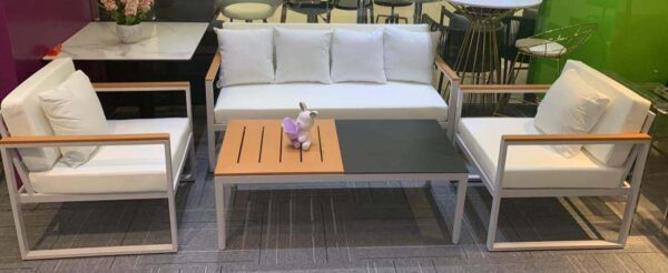 5-Seater Aluminum Outdoor Sofa Set