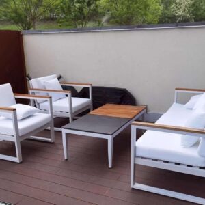 5-Seater Aluminum Outdoor Sofa Set