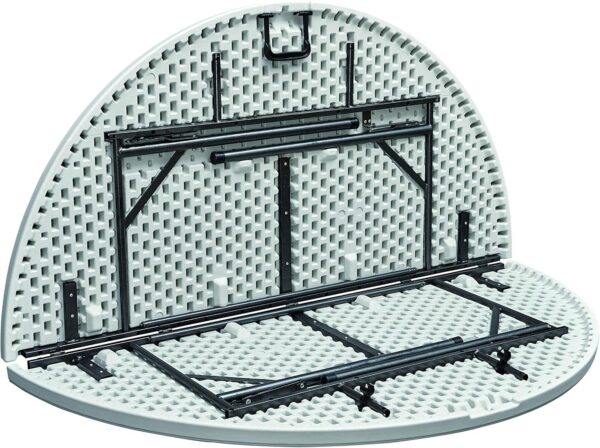 150cm Round White Folding Picnic Table